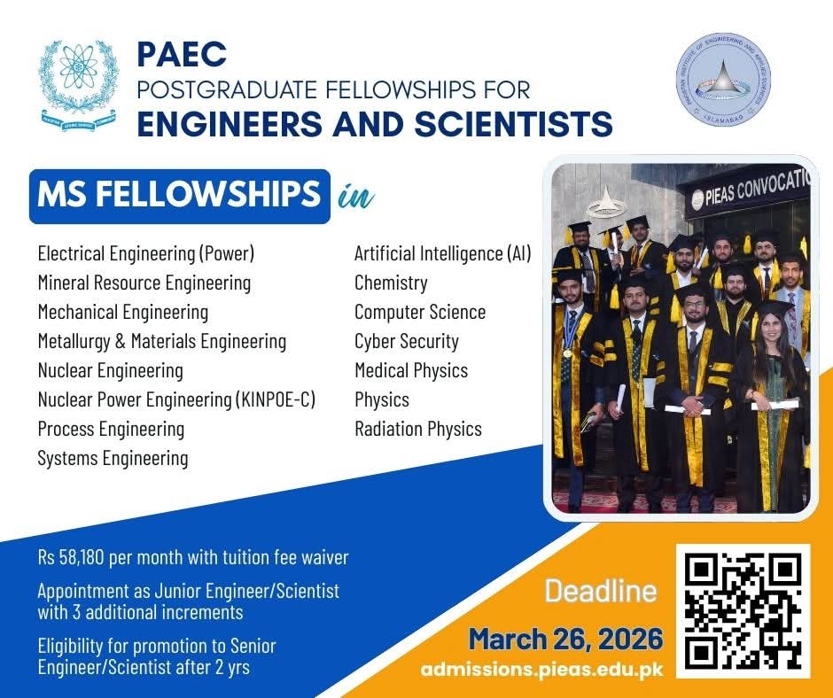 Fellowships for Engineers and Scientists